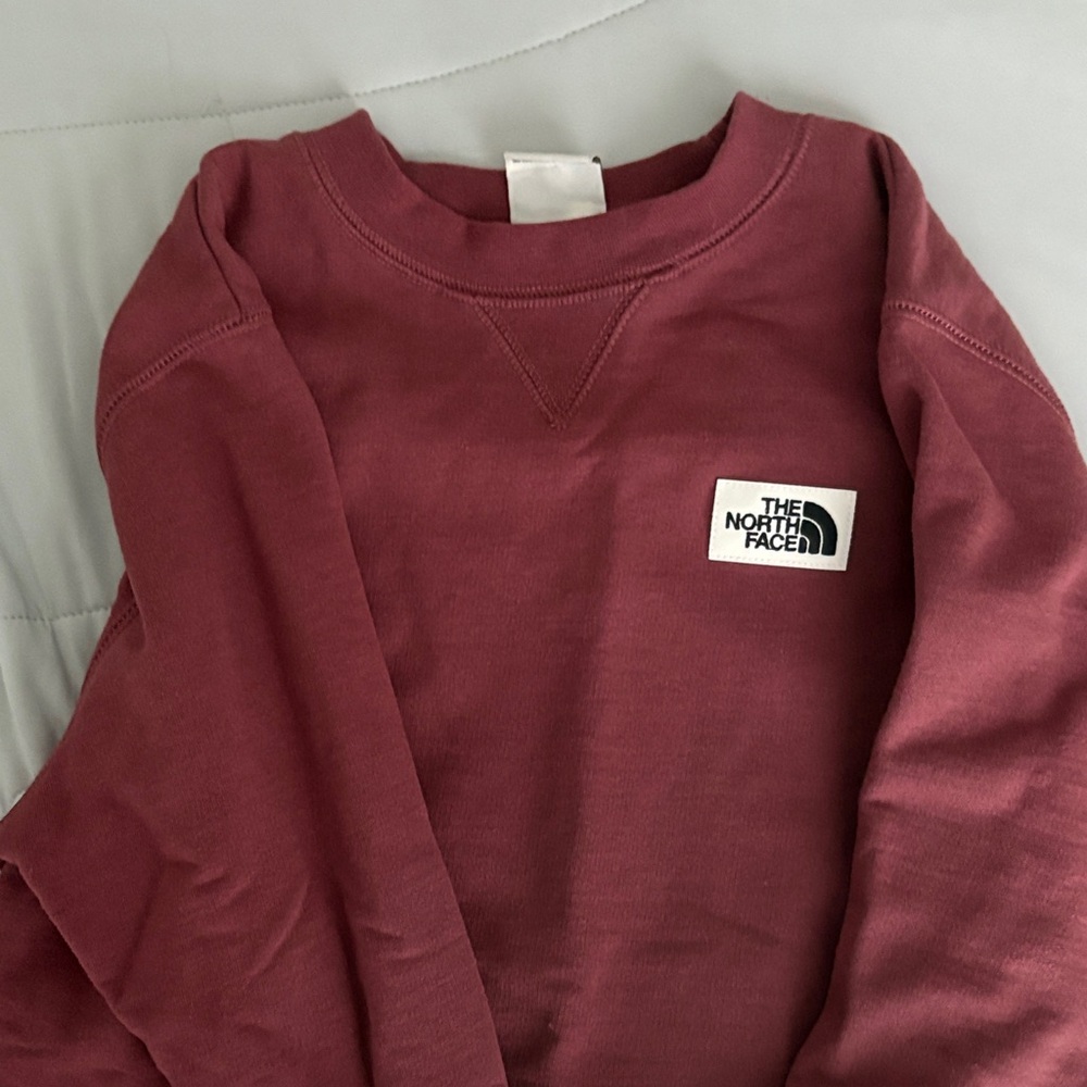 The North Face Burgundy red maroon Crewneck sweatshirt
